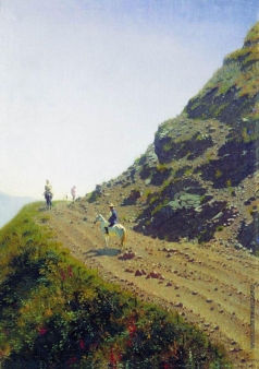 Верещагин В. В. Кочевая дорога в горах Алатау