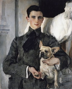 Серов В. А. Портрет графа Ф.Ф. Сумарокова-Эльстон, впоследствии князя Юсупова, с собакой