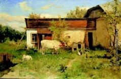 Светославский С. И. Пейзаж с коровой
