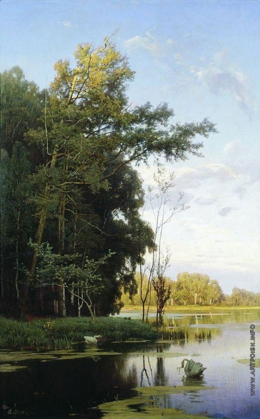 Орловский В. Д. Озеро в Гатчинском парке