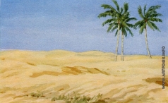 Хайкин Д. С. Иллюстрация к книге «Три пальмы» М.Ю.Лермонтова