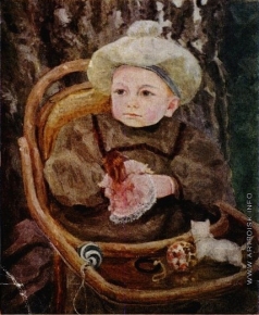Малютин С. В. Портрет В.С. Малютина, сына художника