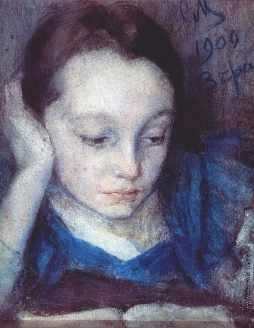 Малютин С. В. портрет Веры Малютиной, дочери художника