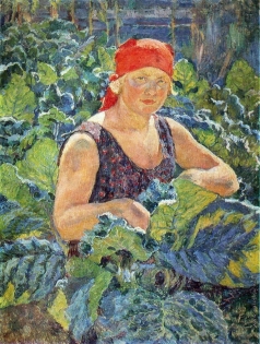 Машков И. И. Девушка на табачной плантации