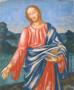 Петров-Водкин К. С. Эскиз мозайки Христос-Сеятель в мавзолее семьи Эрлангер