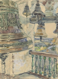 Якунчикова М. В. Вид с колокольни Саввино-Сторожевского собора в Звенигороде