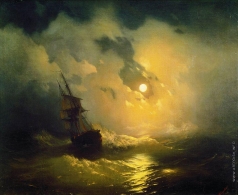 Айвазовский И. К. Буря на море ночью