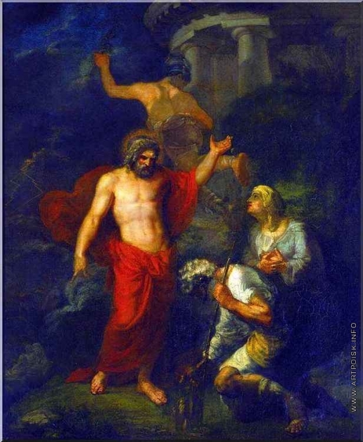Кипренский О. А. Юпитер и Меркурий, посещающие в виде странников Филимона и Бавкиду