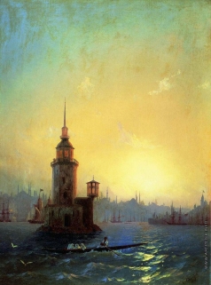 Айвазовский И. К. Вид Леандровой башни в Константинополе