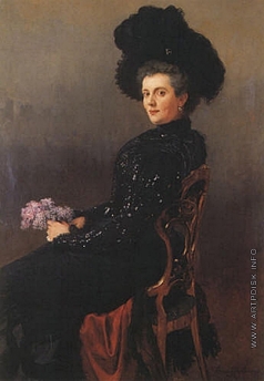 Богданов-Бельский Н. П. Портрет дамы в кресле