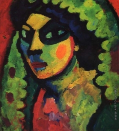 Явленский А. Г. Сицилийская женщина в зелёной шали
