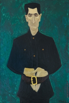 Попков В. Е. Мужской портрет в черном