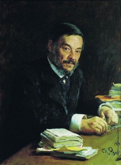 Репин И. Е. Портрет физиолога И.М.Сеченова