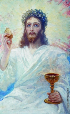 Репин И. Е. Христос с чашей