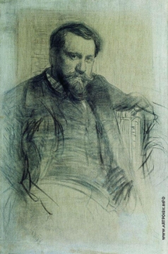 Репин И. Е. Портрет художника В.А.Серова