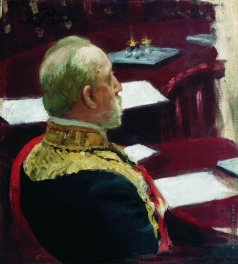 Репин И. Е. Портрет М.Н.Галкина-Враского. Этюд к картине &quot;Торжественное заседание Государственного совета 7 мая 1901 года&quot;