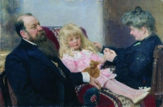 Репин И. Е. Семейный портрет Деларовых