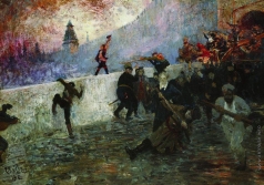 Репин И. Е. В осажденной Москве в 1812 году