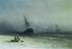 Айвазовский И. К. Кораблекрушение в Северном море