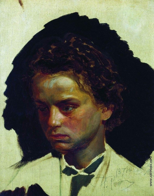 Репин И. Е. Портрет скульптора И. Я. Гинцбург