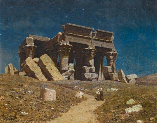 Шультце И. Ф. Развалины храма Ком Омбо в Египте