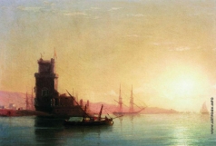 Айвазовский И. К. Лиссабон. Восход солнца