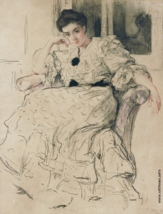 Браз О. Э. Портрет жены художника