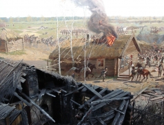 Рубо Ф. А. Фрагмент панорамы &quot;Бородинская битва&quot;