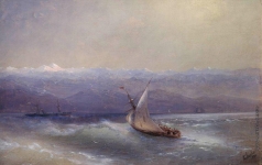 Айвазовский И. К. Море на фоне гор