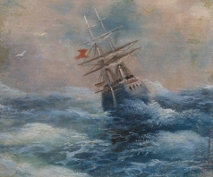 Айвазовский И. К. Море с кораблем