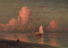Айвазовский И. К. Море с розовым облаком