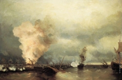Айвазовский И. К. Морское сражение при Выборге 29 июня 1790 года