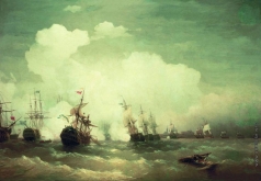 Айвазовский И. К. Морское сражение при Ревеле 2 мая 1790 года