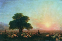 Айвазовский И. К. Отара овец (Стадо овец)