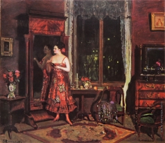 Жуковский С. Ю. Перед маскарадом (Портрет жены)