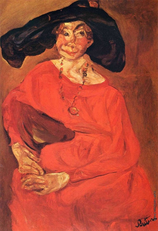 Сутин Х. С. Женщина в красном