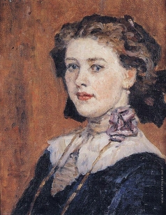 Суриков В. И. Портрет молодой женщины.