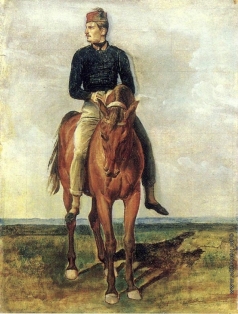 Иванов А. А. Французский солдат на гнедом коне (в повороте левого всадника)