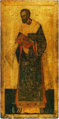 Грек Ф. Иоанн Златоуст. Из деисусного чина иконостаса Благовещенского собора Московского Кремля