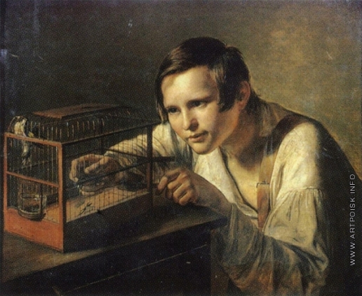 Заболотский П. Е. Мальчик с птичкой