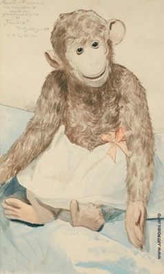 Кустодиев Б. М. Игрушка-обезьянка