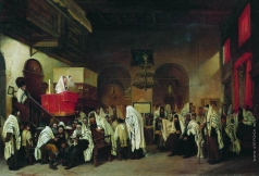 Риццони А. А. В синагоге