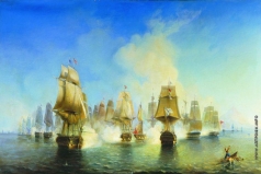 Боголюбов А. П. Афонское сражение 19 июня 1807 года