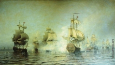 Боголюбов А. П. Бой у острова Эзель 24 мая 1719 года