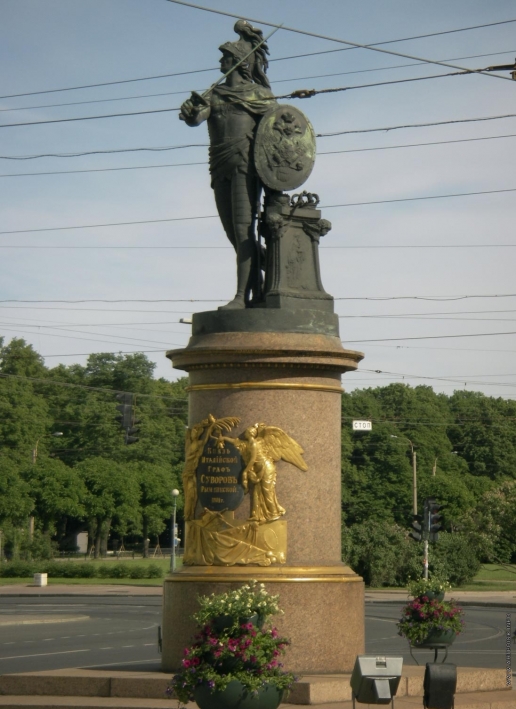 Козловский М. И. Памятник Суворову возле Троицкого моста