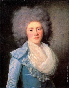 Вуаль Ж. Женщина в голубом