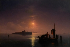 Айвазовский И. К. Венецианская лагуна ночью