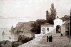 Айвазовский И. К. Вид Георгиевского монастыря