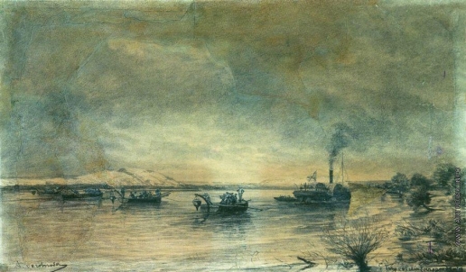 Боголюбов А. П. Постановка сфероконических мин на Дунае 1878 год