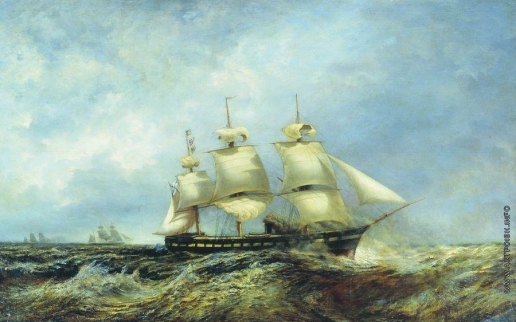 Боголюбов А. П. Русская эскадра в пути. 1863 год